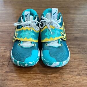 Nike Blue and Yellow Athletic Running Shoes
